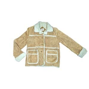 Vintage Ambassador Suede Coat (Genuine Leather)